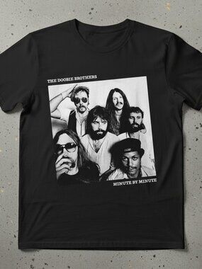 Vintage Doobie Brothers Minute by Minute Graphic T-Shirt – Classic Rock Band Tee